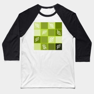 Natural green abstract Baseball T-Shirt